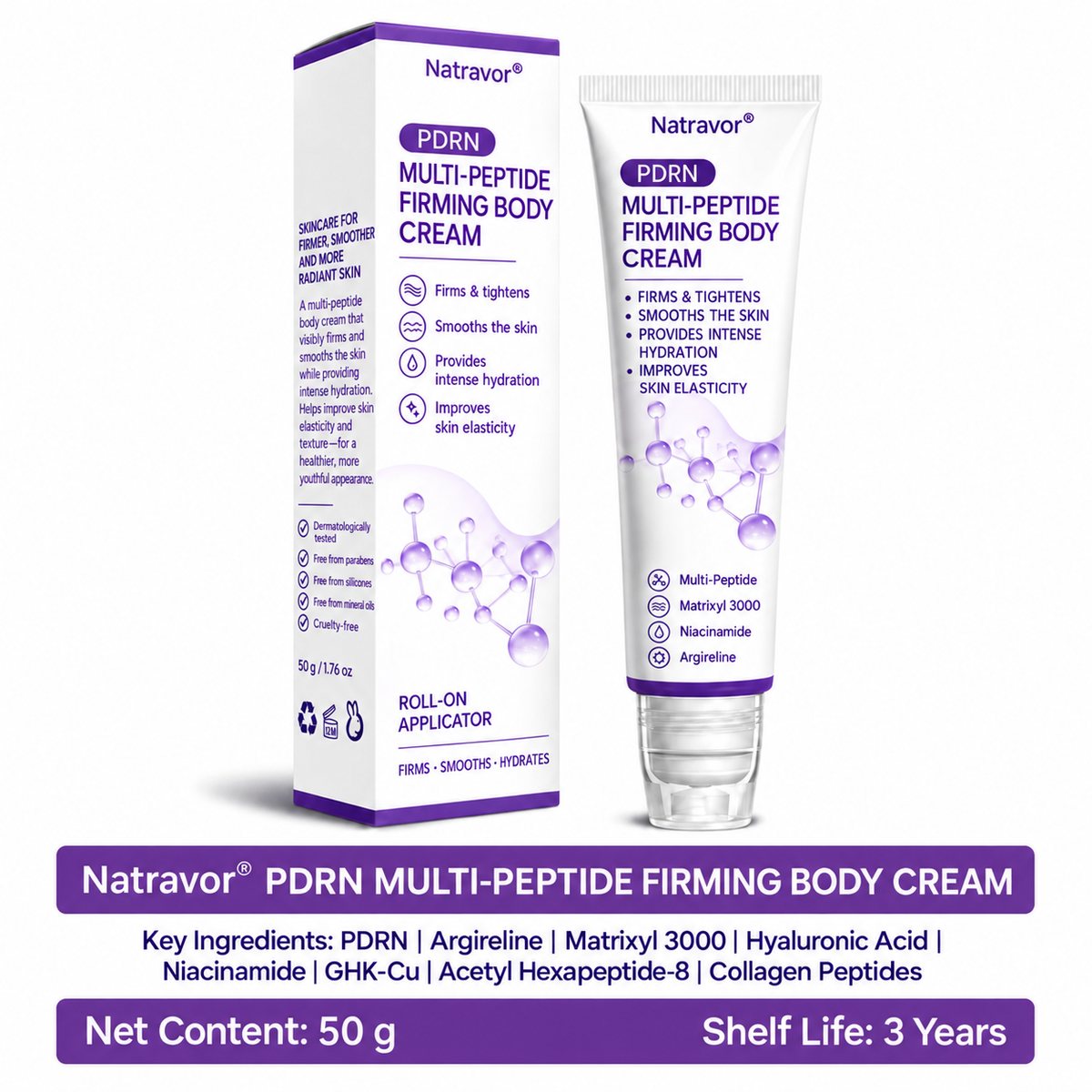 PDRN Multi-Peptid Massage-Roller-Creme