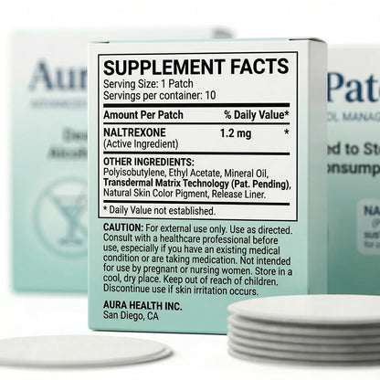 Aura Patch ADVANCED ALCOHOL MANAGEMENT