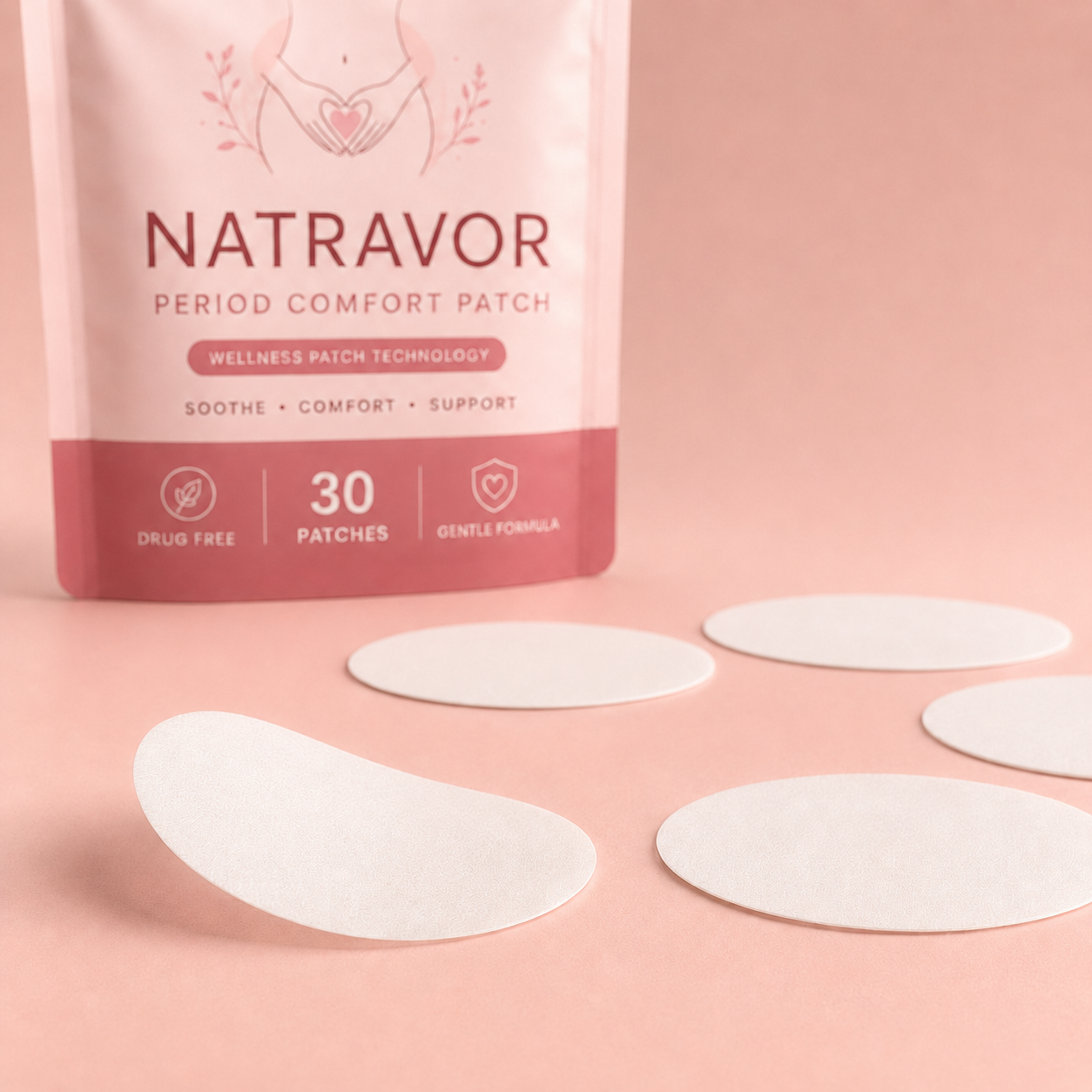 NATRAVOR Period Comfort Patch